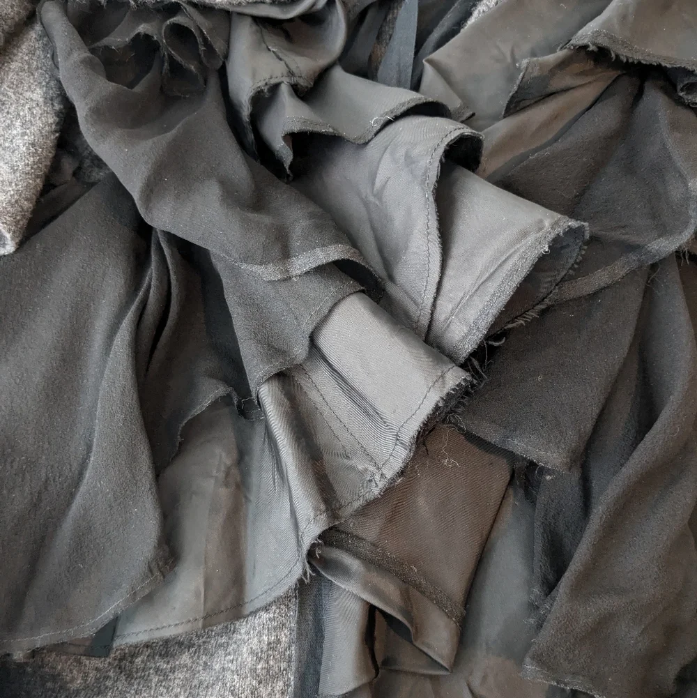 Sacai • Wool Ruffle Bow Sweater Dress - Picture 11 of 16